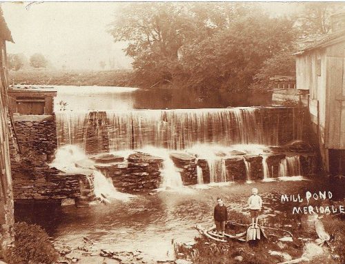 Mill Pond in Meridale circa 1906